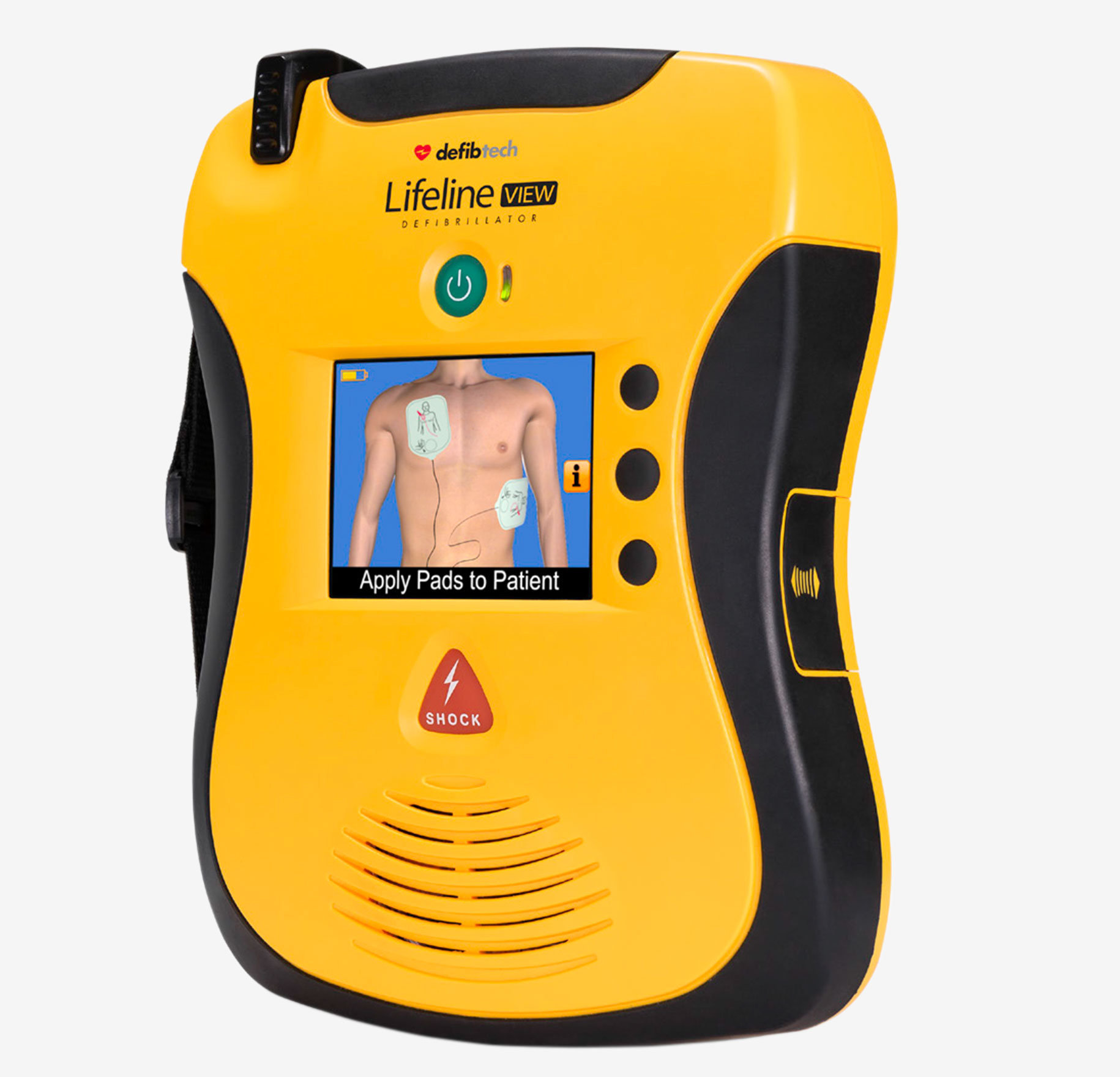 Lifeline VIEW AED Angled