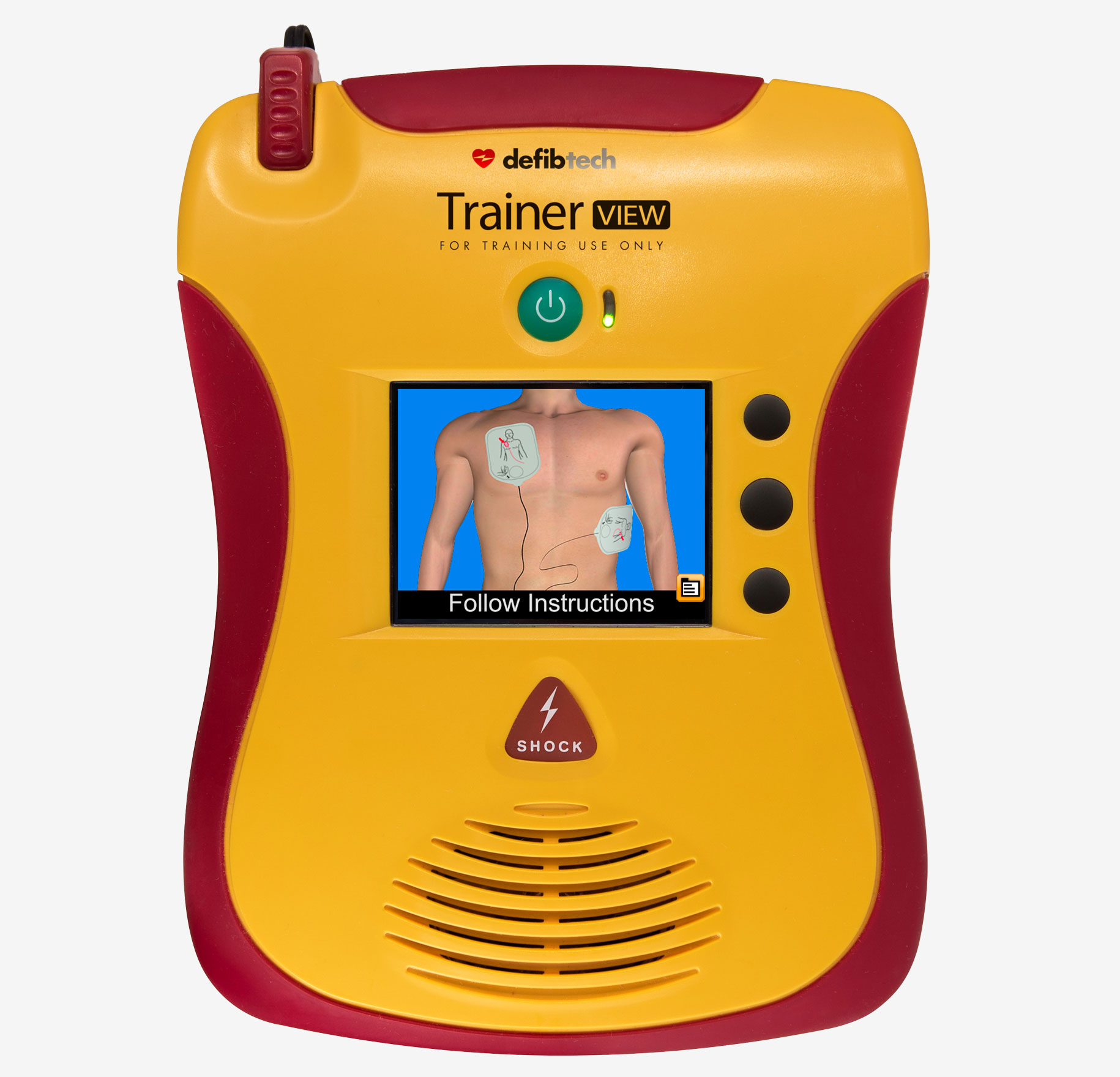 Trainer View AED Front