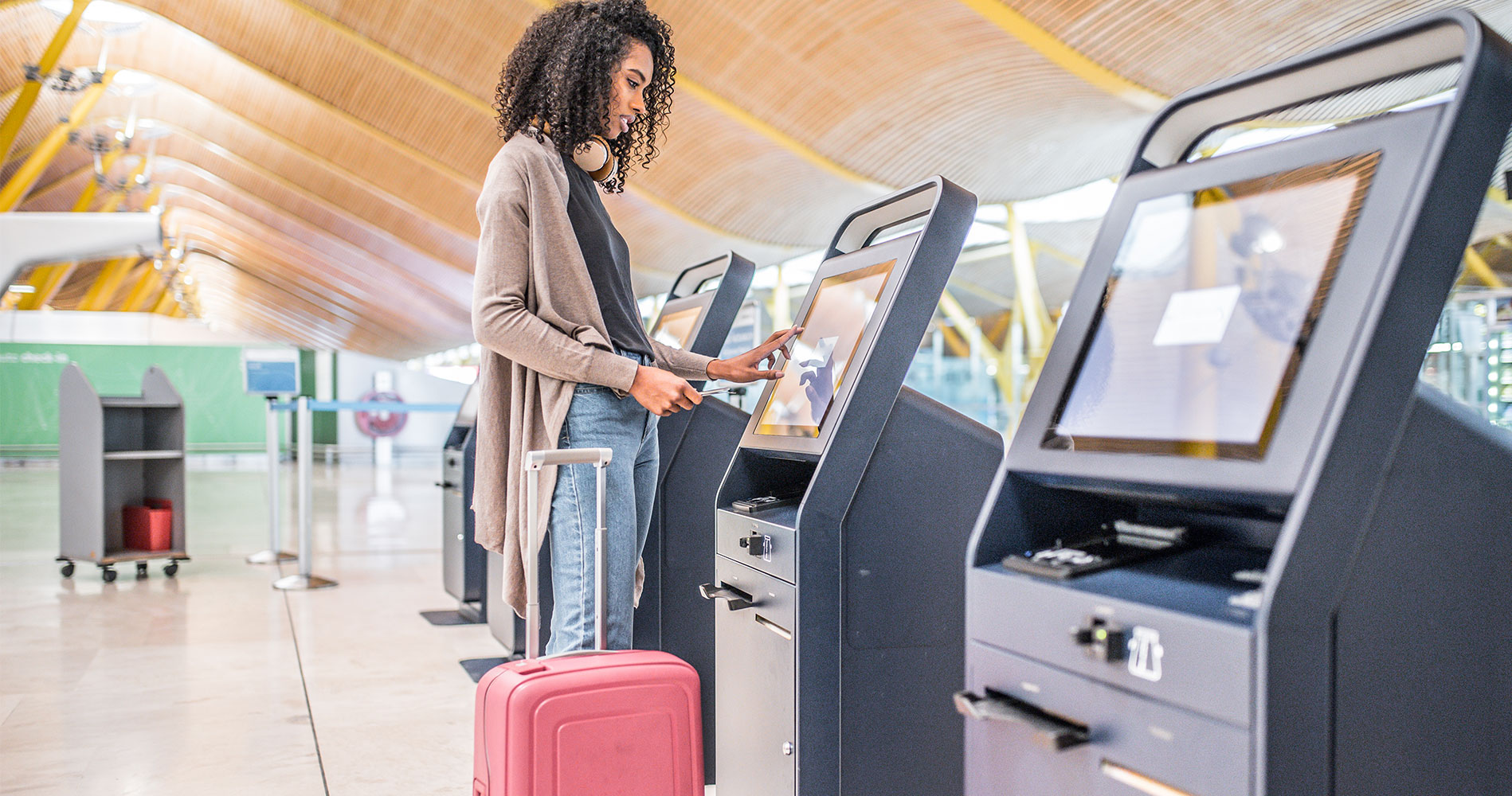 airport check in kiosk